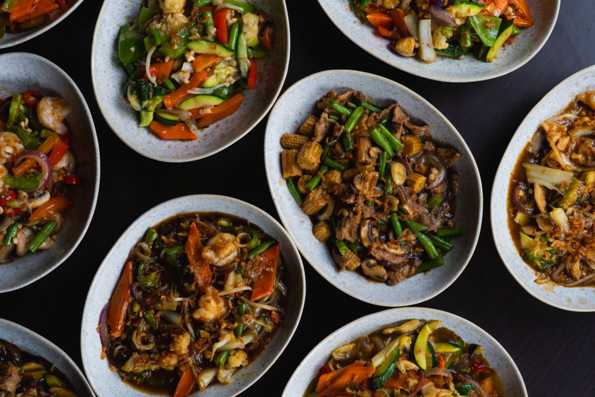 Signature wok dishes from Wok 24 Schiedam