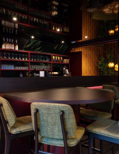Interior of Wok 24 in Schiedam