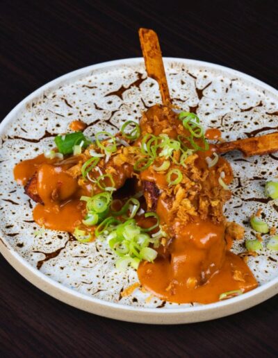Chicken satay from Wok 24 in Schiedam