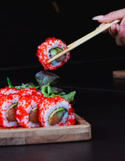 Sake roll from Wok 24 in Schiedam